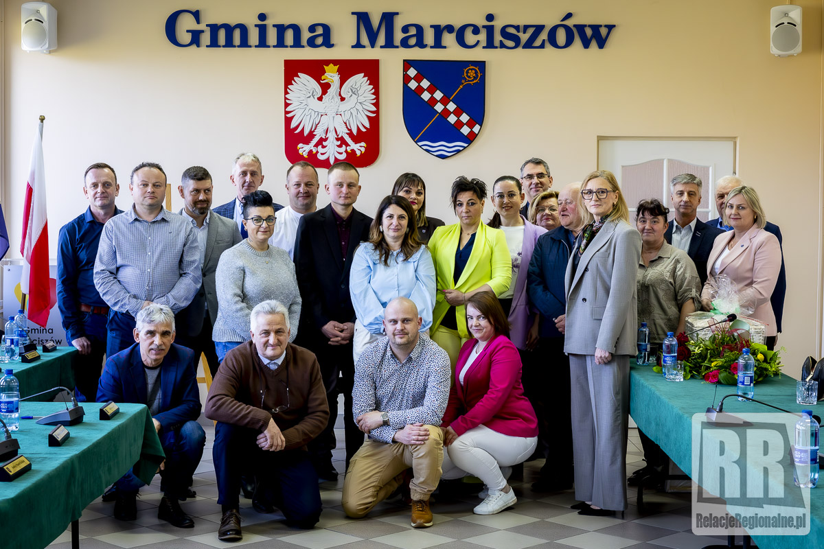 Podziękowanie dla Adama Mitczaka podczas sesji w Marciszowie