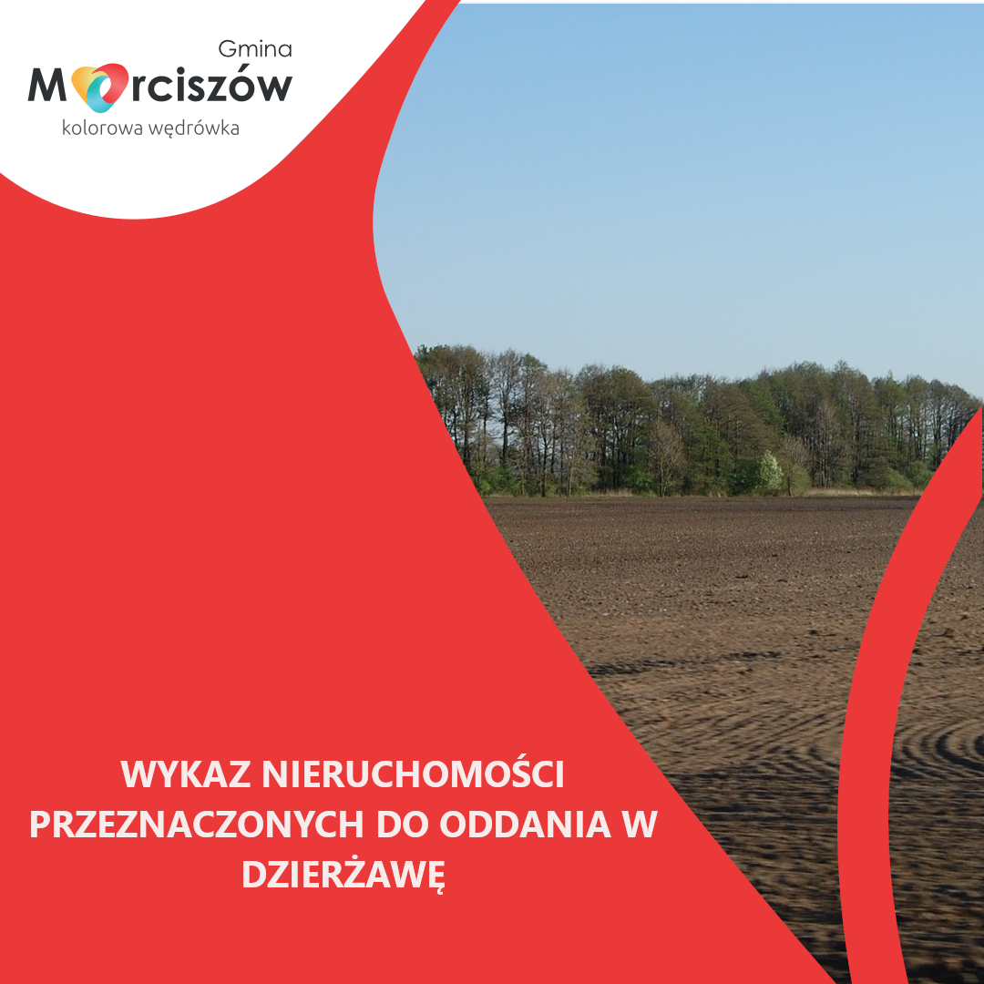 Zarządzenie Wójta Gminy Marciszów w sprawie przeznaczenia nieruchomości do oddania w dzierżawę