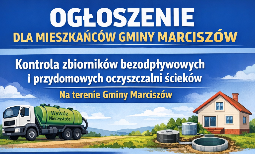 Kontrola zbiorników bezodpływowych i przydomowych oczyszczalni ścieków