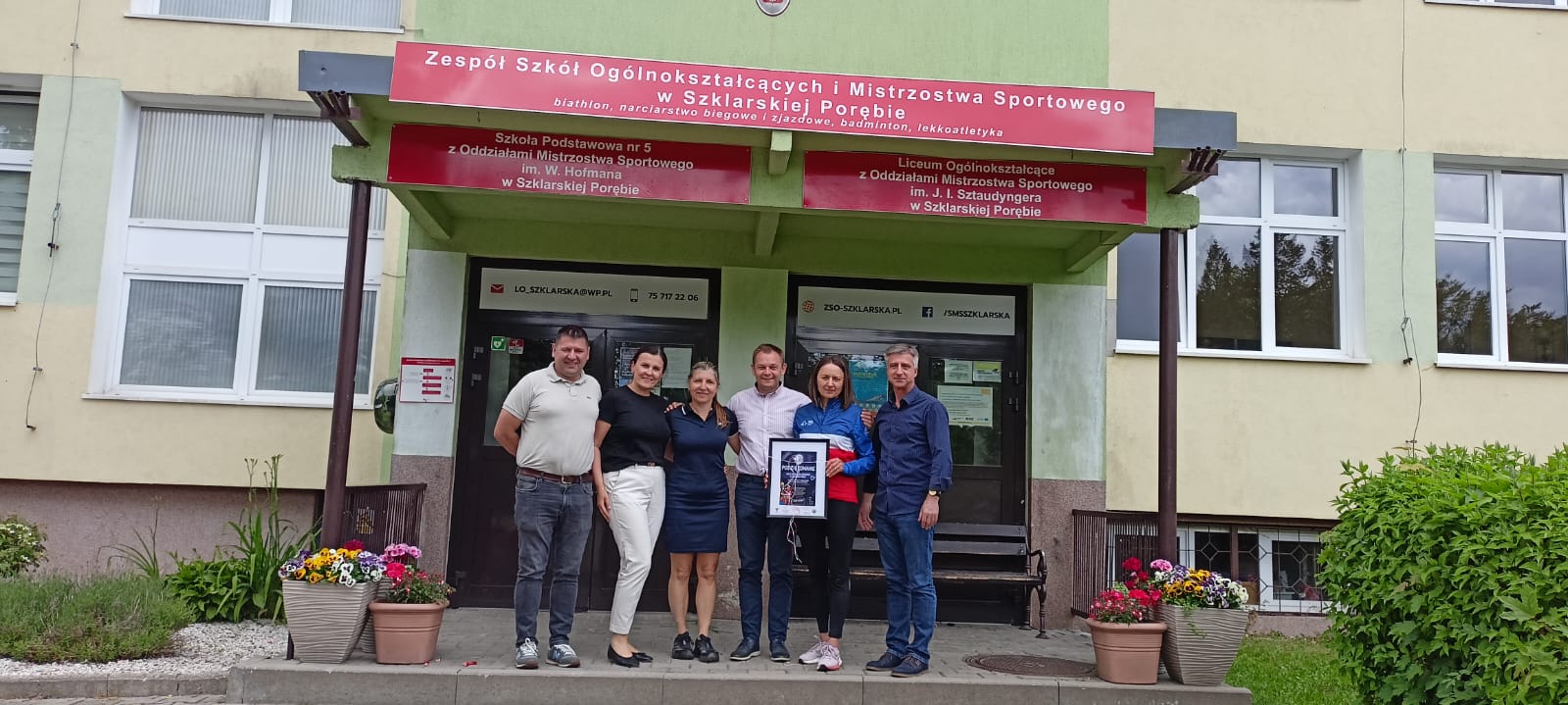 Z wizytą w Zespole Szkół Ogólnokształcących i Mistrzostwa Sportowego w Szklarskiej Porębie
