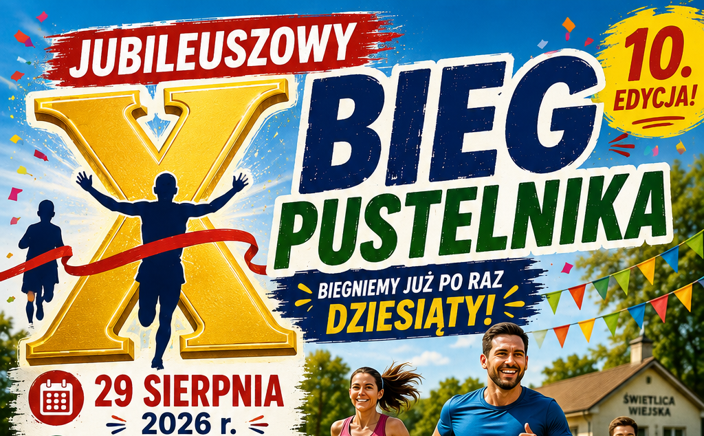 JUBILEUSZOWY X BIEG PUSTELNIKA